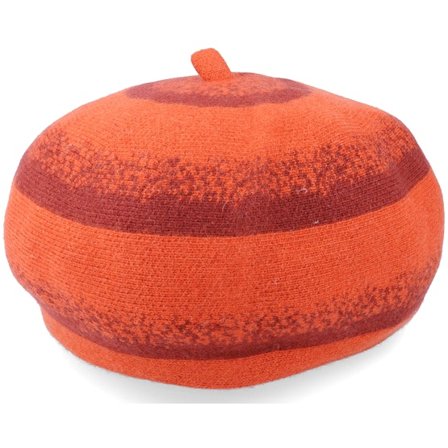 Brixton - Orange - beret - Hat - Audrey Darck Brick/Phoenix Orange Beret - Hatstore