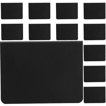 12 stk. Bordplade Mini Tavler Skilt Stående Type Små Dobbeltsidede Tavler