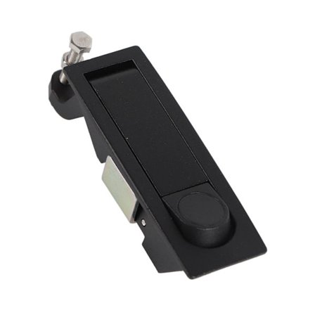 Kompresjonslås Ikke-låsende Verktøykasse Skap Koffertlås Sinklegering for Skip Tilhenger(Svart )