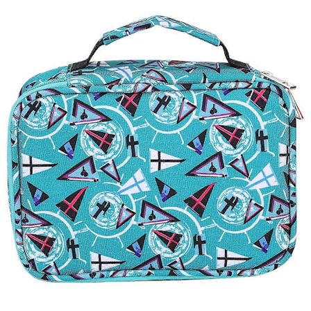 72 Håls Flerlagers Pennfodral med Stor Kapacitet Färgad Penna Dragkedjeväska Student Konstmaterial Grön 72