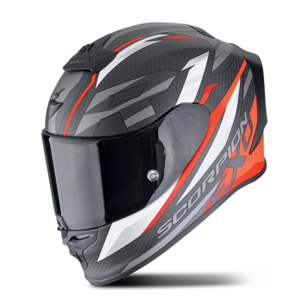 Scorpion EXO-R1 EVO Carbon Air Runner Integralhjälm Matt Svart/Röd S