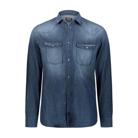 Dondup, Shirt Blauw, Heren, Maat:M