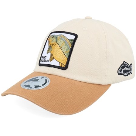 Skillfish - Beige - unconstructed - Cap - Mud Marlin Mirror Carp Stone Washed Stone/Wheat - Hatstore