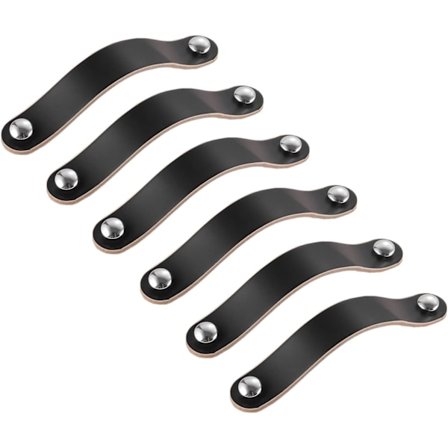 8 st läderhandtag läder skåp handtag 128mm, lådhandtag, skåp handtag läderhandtag för skåp låda möbler