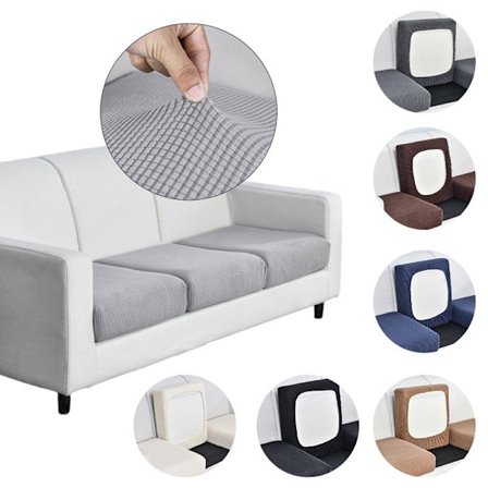 Elastiska sofföverdrag Stretchöverdrag Soffa Soffskyddsöverdrag 1/2/3 sitter Blå Tresits