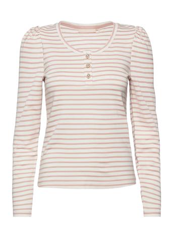 Florakb Ls Tee Pink Karen By Simonsen