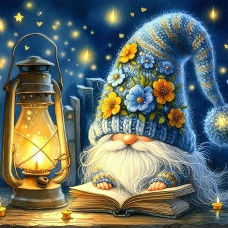 Diamond Art Kits til Voksne Nisser, DIY 5D Diamantmaleri Kit til Begyndere, Nisser Fuld Runde Bor Ædelsten Kunst Prikker til Voksne, Perfekt til 