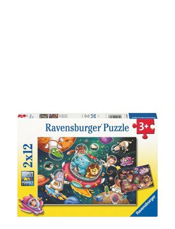 Ravensburger | Animals In Space 2X12P | ONE SIZE