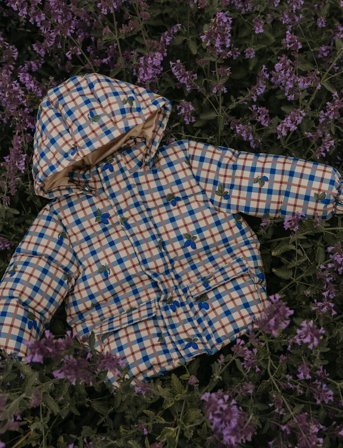 Garbo&Friends Puffer Parka - Blue - 98/104