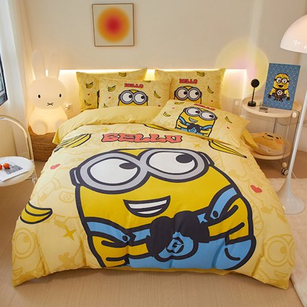Minions Serie - Bomuldsprintet Dynesæt - Bello