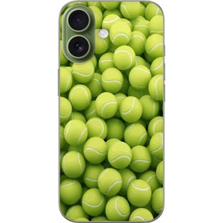 Kompatibel Mobilcover til Apple Apple iPhone 17 Mønster af grønne tennisbolde i høj detalje, sporty motiv med gentagende tekstur og stærke farver