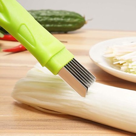 Løg skærer, løg snitter, løg skærer chopper, hakket grøn