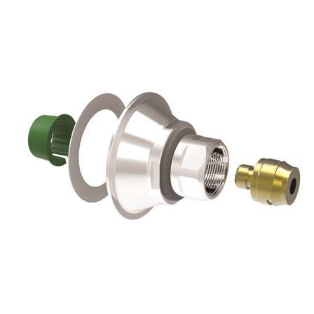 Vatette V6 Koblingsskive 15 mm rørdiameter, Installasjon