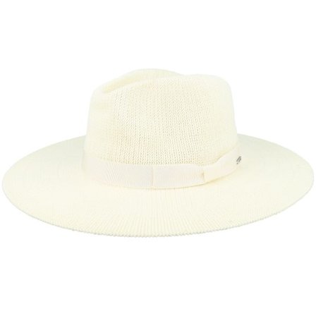 Brixton - Beige straw Hatt - Lyons Knit Packable Hat Natural Fedora @ Hatstore