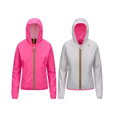 K-Way Lily Plus Double Fluo K002Ej0 A07 , Roze , Dames , Maat: M Zomerjassen