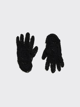Holzweiler - Rosie Crochet Gloves - Black - One size