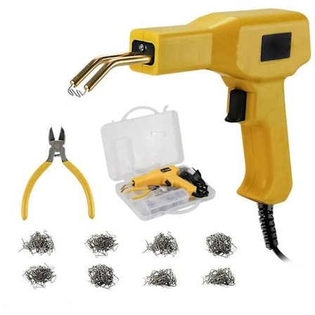 Plast svejsning, varm hæftemaskine til plast reparation med 400 hæfteklammer, plast hæftemaskine til kofanger og karrosseri reparation, plast 