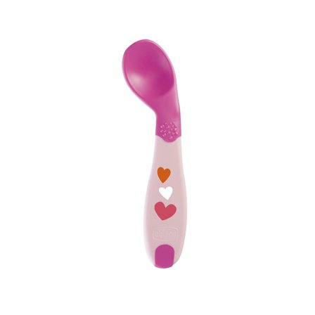 Chicco Cucchiaio Angolato Rosa 1 Pezzo