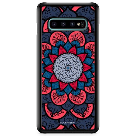 Bjornberry Skal Samsung Galaxy S10 Plus - Blå Mandala