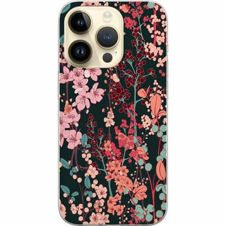 Apple Iphone 14 Pro Genomskinligt Skal Herbaceous Retro