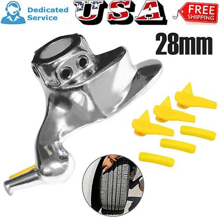 28mm Gjutjärnsbil Automatisk Hjul Däckmaskin Växlare Montering Demontering Anka Huvudverktyg