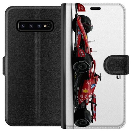 Kompatibelt Plånboksfodral till Samsung Samsung Galaxy S10 F1 Sportbil Racing Formel 1 Grand Prix