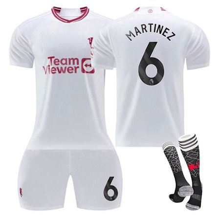 2023/24 Manchester United Tredje Trøye #6 Martinez Fotballdrakt Kits V