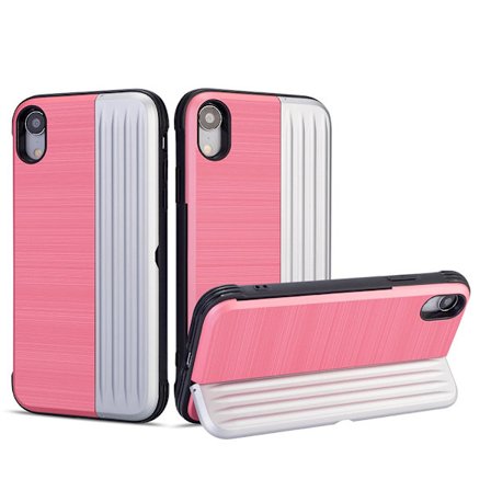 iPhone XS Max - Stilrent Skal med kortplats och mobilställ