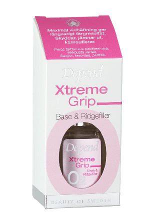 Depend O2 Xtreme Grip – Base & Ridgefiller Nagelvård Dam 1 PCS
