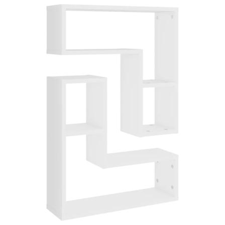 Vidaxl Vägghyllor 2 St Vit 50x15x50 Cm Konstruerat Trä Vit