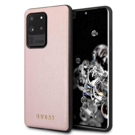 Guess Samsung Galaxy S20 Ultra Skal - Iridescent Cover Roseguld Rosa Guld