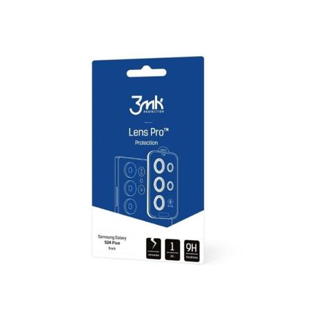 3MK Galaxy S24 Plus Kamerabeskyttelse i Hærdet Glas Pro - Sort