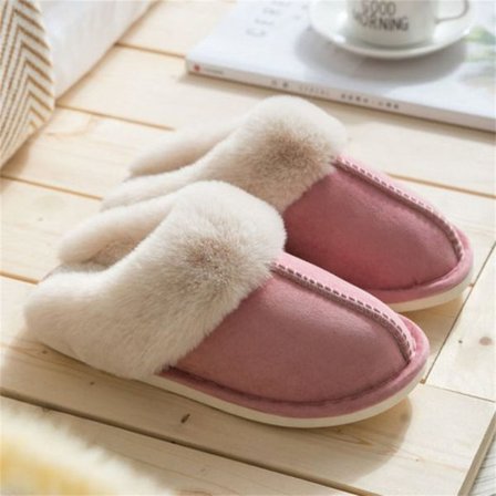 Paksutetut puuvillatossut naisille, lämpimät tossut