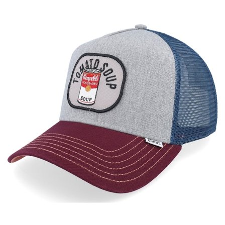 Djinns - Grå trucker Kasket - Food Tomato Soup Grey Trucker @ Hatstore