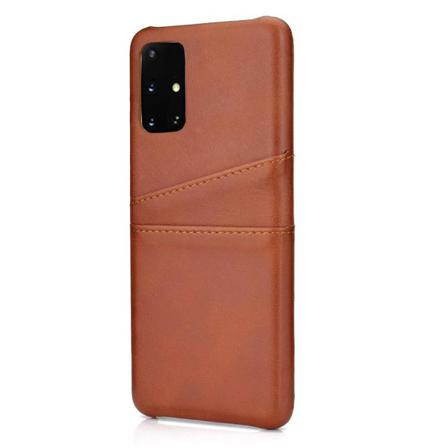 Samsung Galaxy A51 - Deksel med kortholder Brun