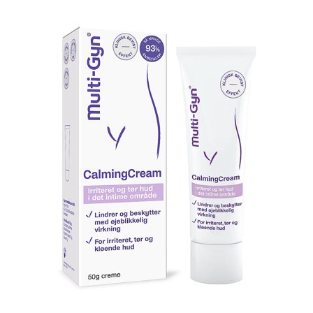 Multi-Gyn Calming Cream til Ydre Intime Område 50 g, Skincare, Intimpleje, Intimgel Og -Creme