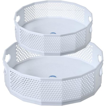 2 st roterande kryddhyllor, roterande kryddställ i plast för förvaring i köksskåp