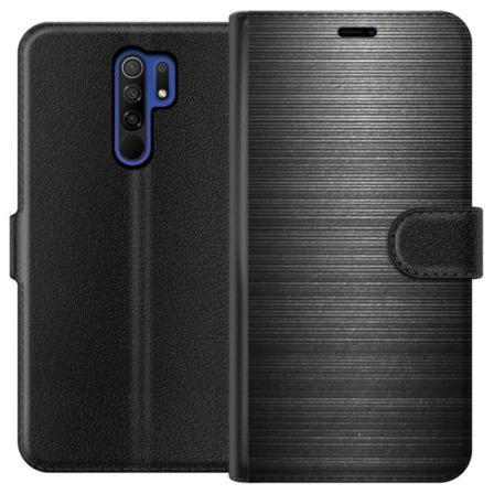 Xiaomi Redmi 9 Lompakkokotelo Höyrypuhallettu Metalli