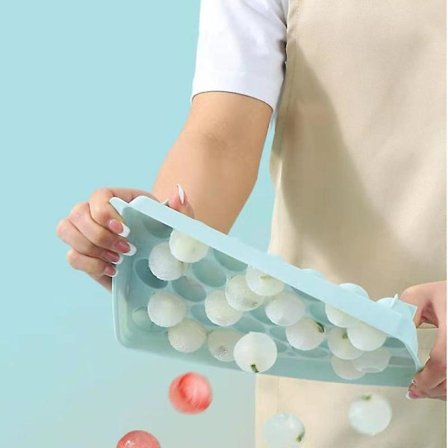 Bedst i Test Isform til 33 stk. Mini Isbolde / Iskugler / Kugler