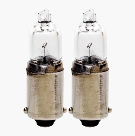 Biltema - Glødepære BA9s 12 V 10 W 2 stk.