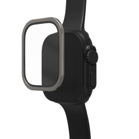 ZAGG InvisibleShield Glass XTR4 beskyttelsesglass for Apple Watch Ultra 49mm - Titan