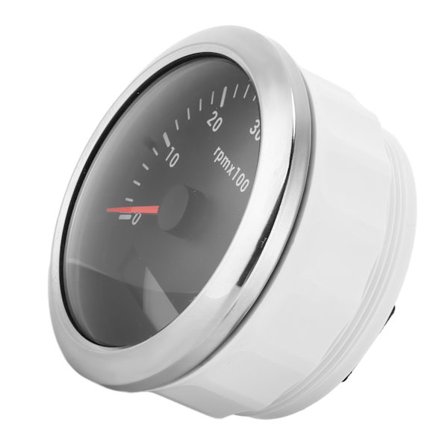 Yleismallinen digitaalinen kierroslukumittari 85mm 3,35 tuumaa 0-6000 RPM Väri taustavalo Säädettävä teknisille koneille Musta