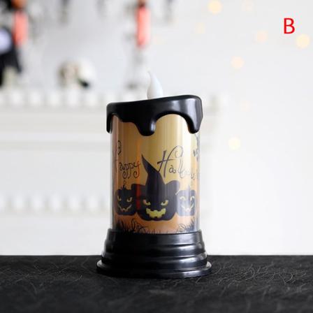 Halloween Dekoration Led Ljusstake Rökfri Bat Lights Hem