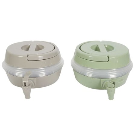 Praktisk vattendunk med kran för camping och trädgårdsfester