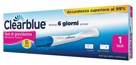 Clearblue Test Gravidanza Rilevazione Precoce 1 Pezzo