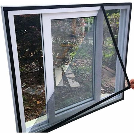 1,8x1,7m, Anti-mygg insektflue vindu skjerm netting nett gardin