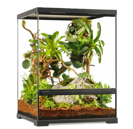 Exoterra - Pro Terrarium Small Tall - 45 x 45 x 60 cm - Reptil - Terrarium - Terrarium- og terrariebakgrunn - ZOO.no
