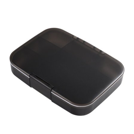 Ugentlig Pilleæske Medicindispenser SORT