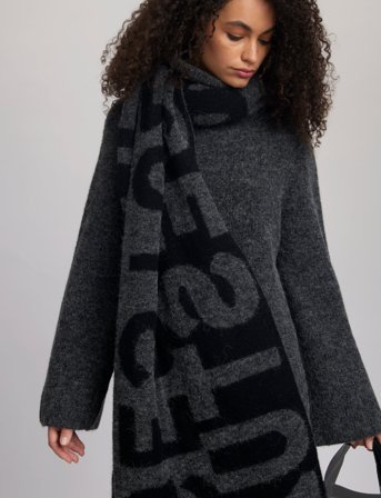 Gestuz Alphagz Scarf - Grey - ONE SIZE