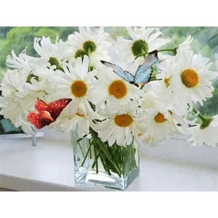 30 x 40 cm, pieni daisy Diamond Painting Kirjonta Timanttimaalaus Canvas 5d Maalaus Lapsi Aikuinen Strassit Erä Palapeli Piirustus Seinäkoristelu 